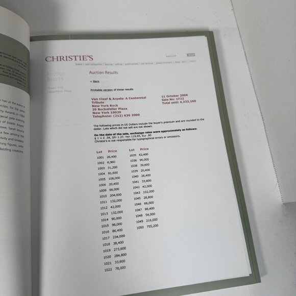 Van Cleef & Arpels Centennial Tribute • Christie’s Auction Catalog Part I • Jewe - Picture 5 of 16